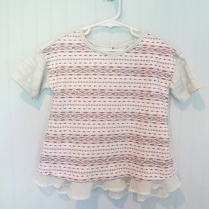 Artisan NY - Little Girls Aztec Open Back Top